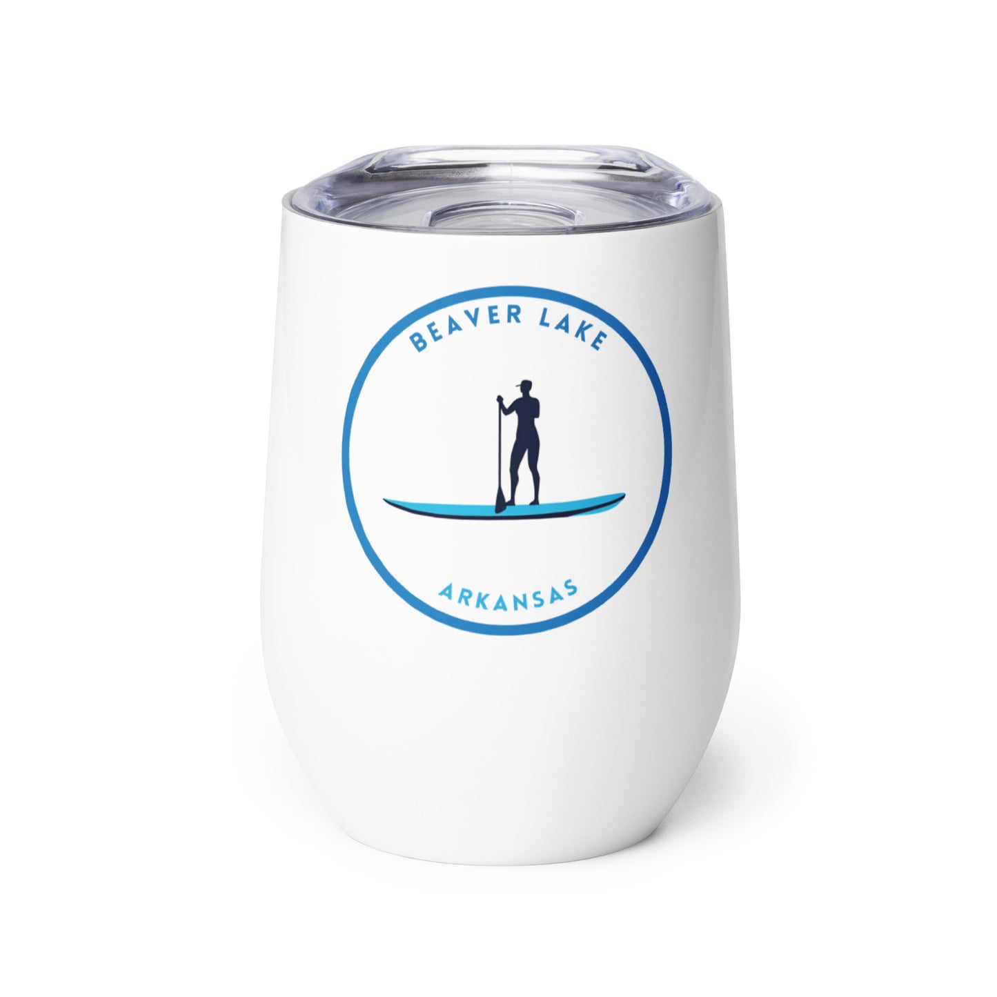 Beaver Lake Arkansas Freshwater Paddle Wine tumbler