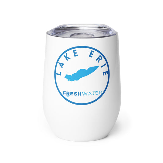 Lake Erie Great Lakes Freshwater Wine tumbler