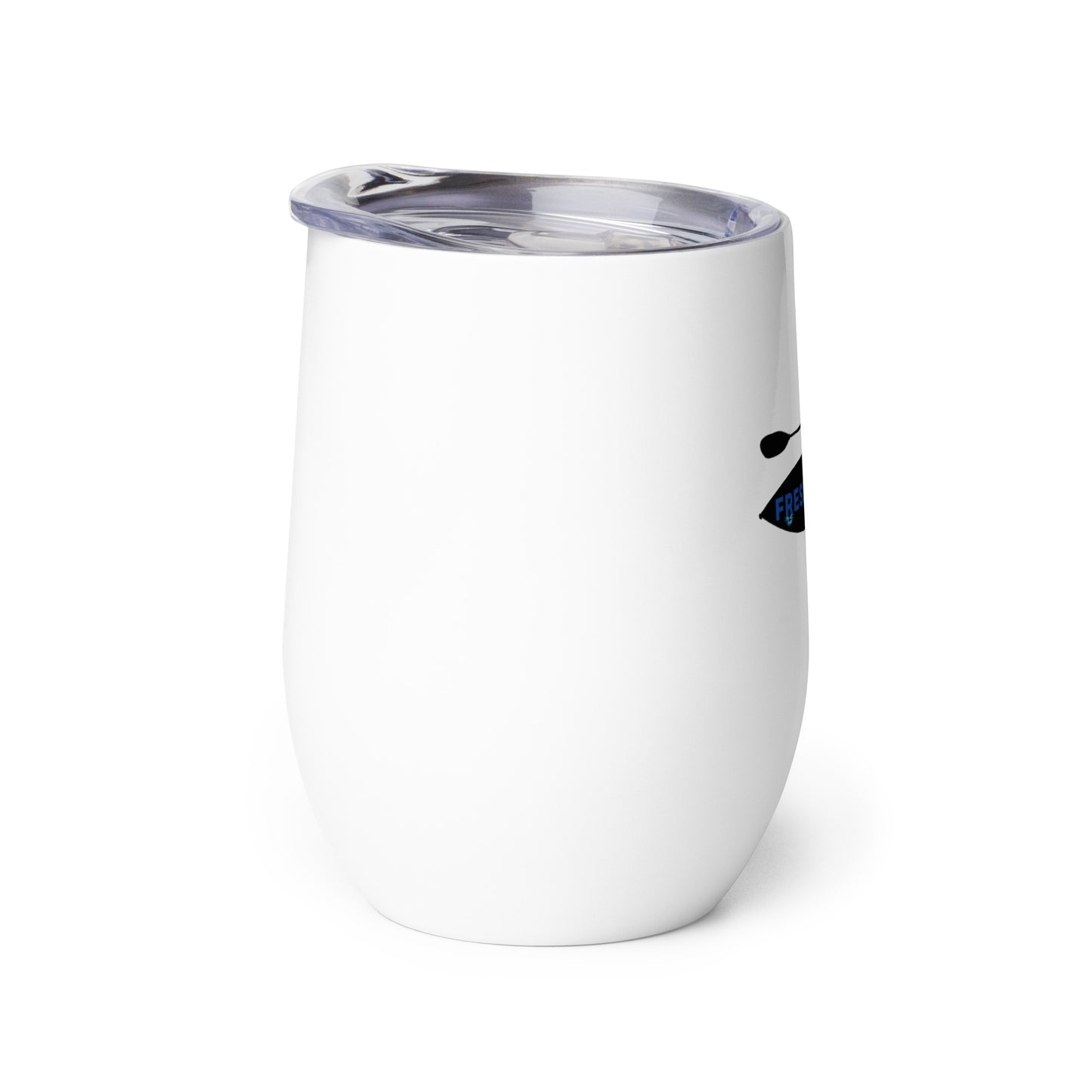 Freshwater Kayak Black/Blue Wine tumbler