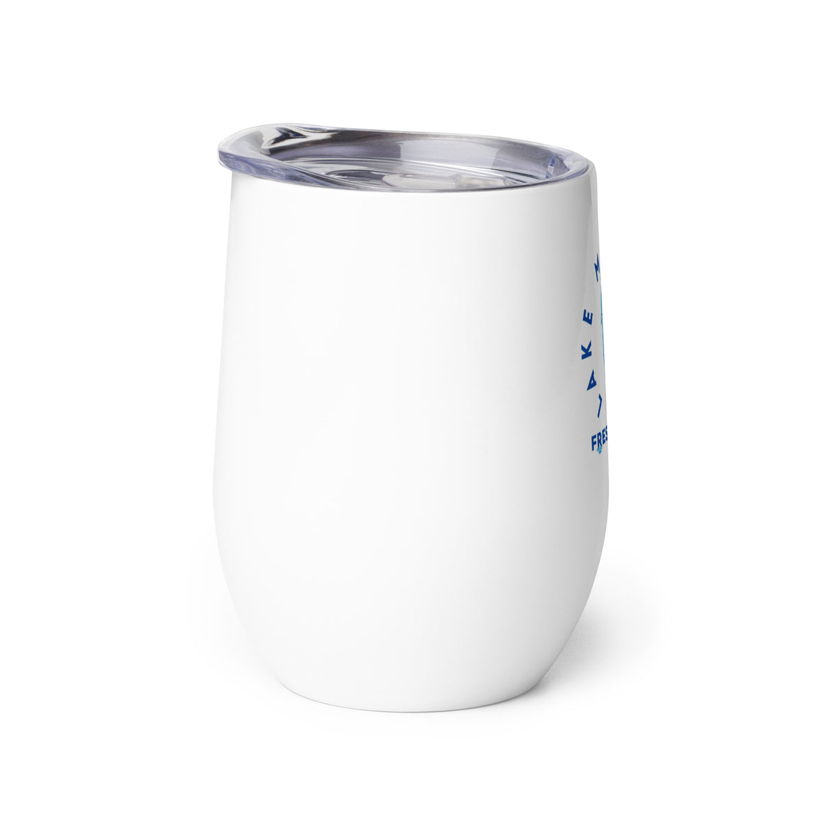 Lake Michigan Blue Wine tumbler