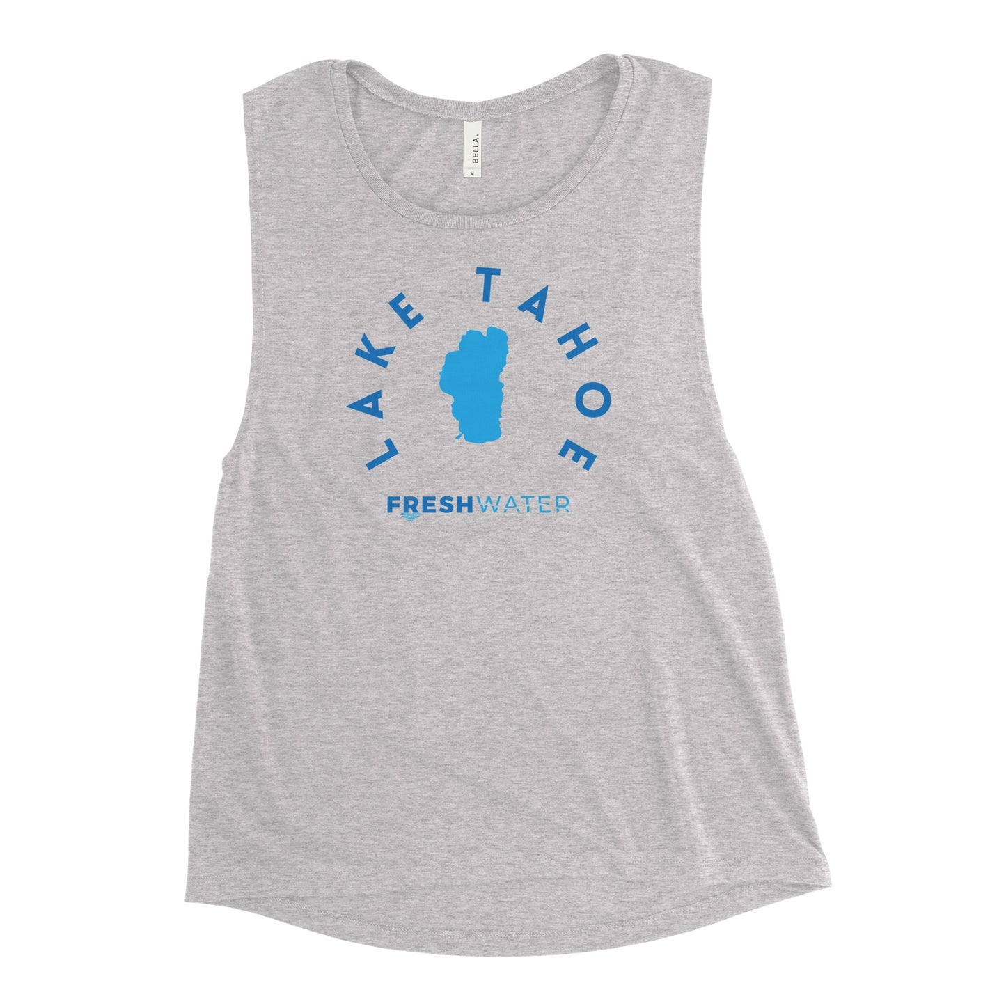 Lake Tahoe Freshwater Blue Ladies’ Muscle Tank