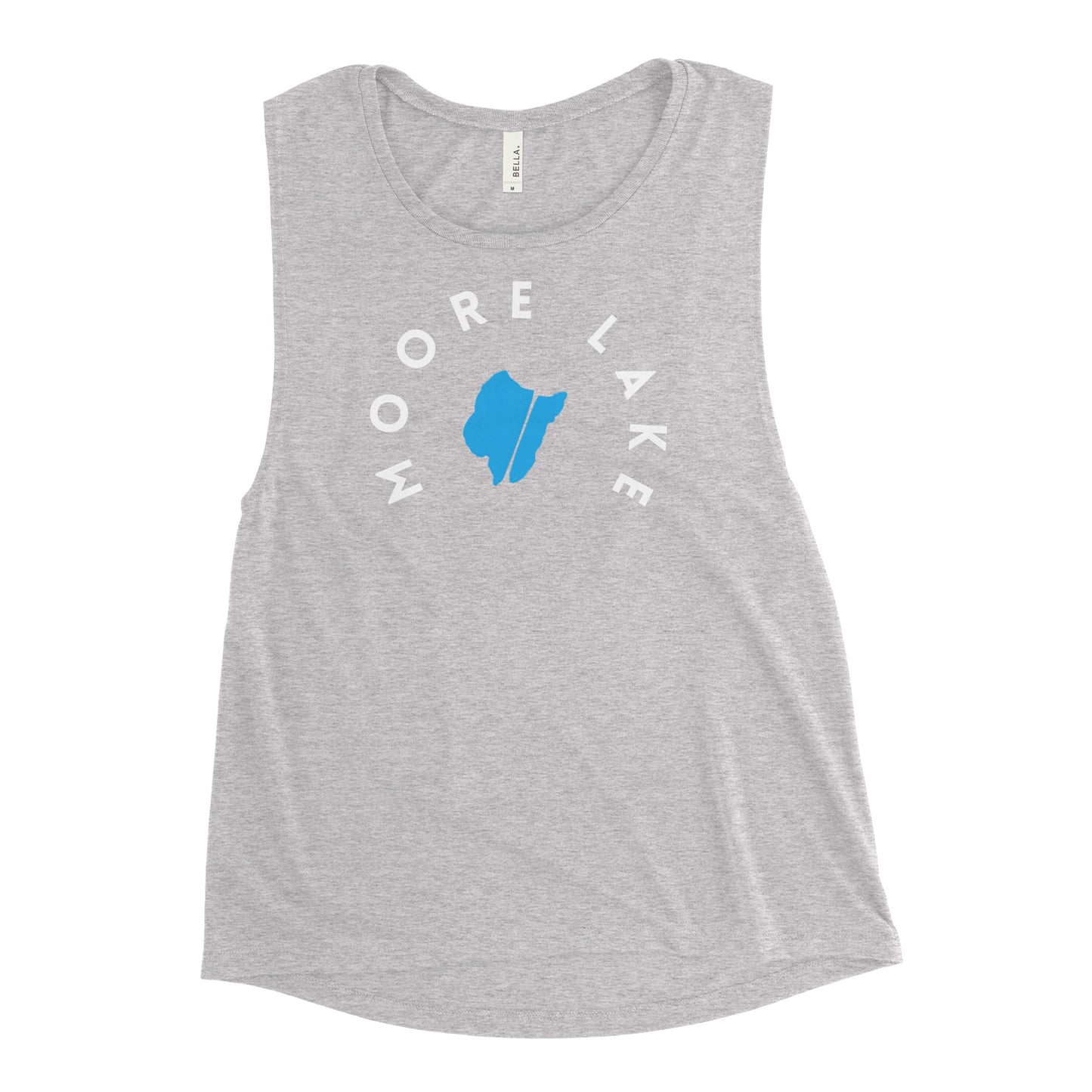 Moore Lake Minnesota Freshwater WB Ladies’ Muscle Tank