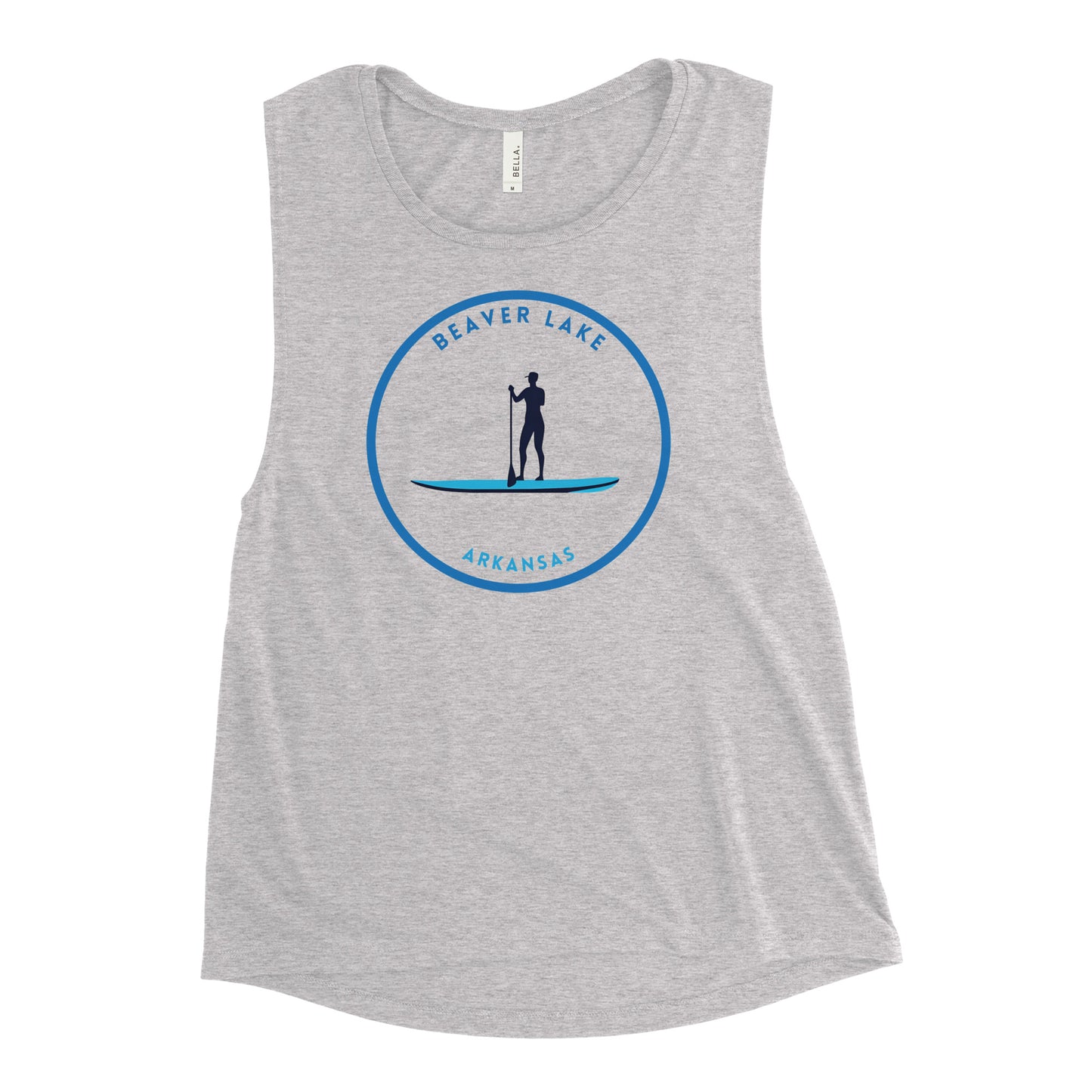 Beaver Lake Arkansas Freshwater Paddle Ladies’ Muscle Tank