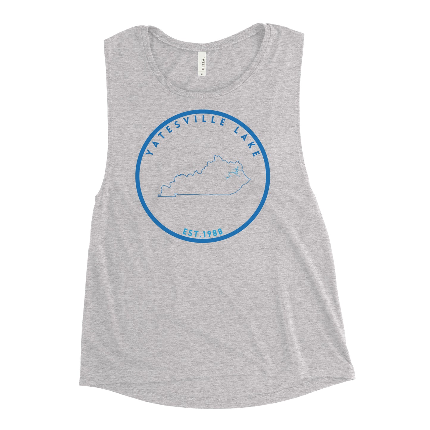 Yatesville Lake Kentucky Freshwater SO Ladies’ Muscle Tank
