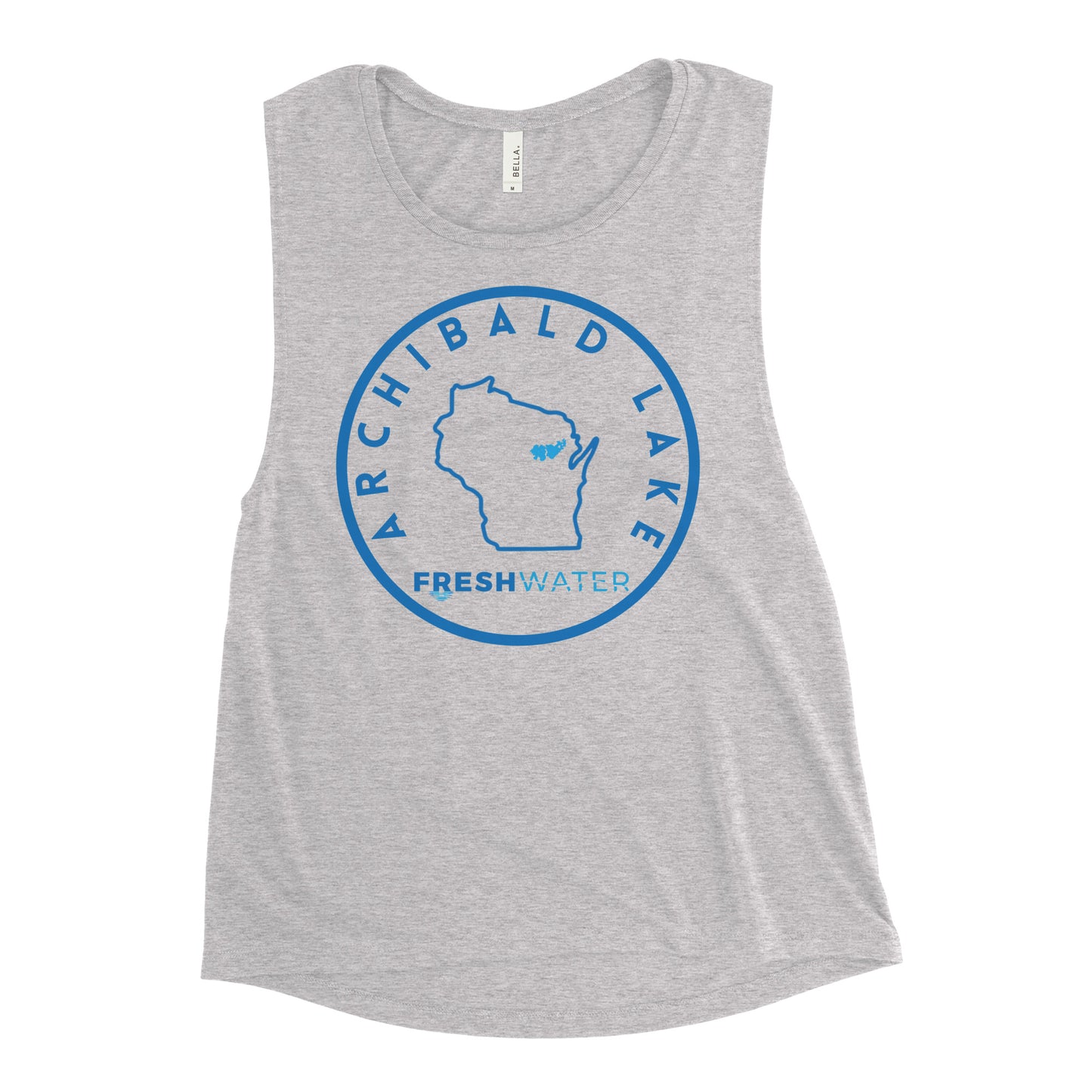 Archibald Lake Wisconsin Freshwater SO Ladies’ Muscle Tank