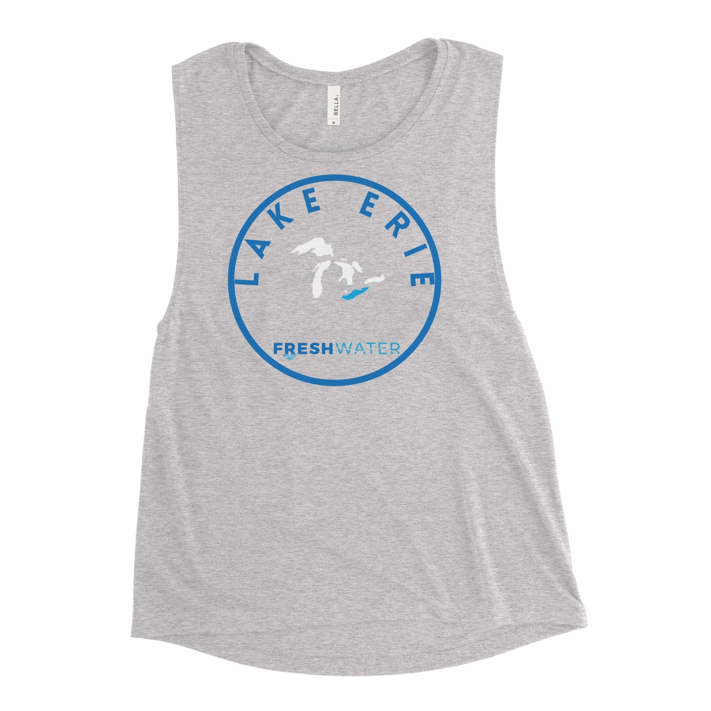 Lake Erie Great Lakes Freshwater GL Ladies’ Muscle Tank