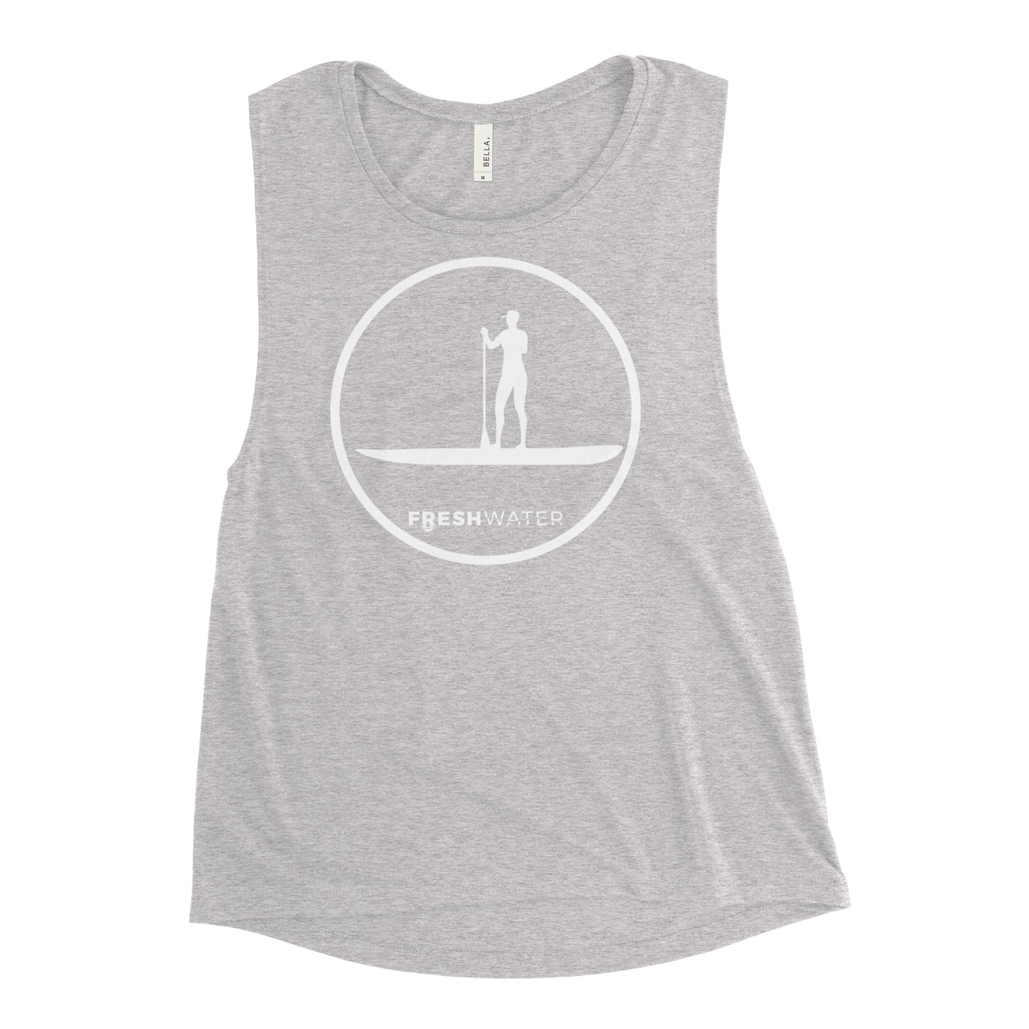 Freshwater Paddle BW Ladies’ Muscle Tank