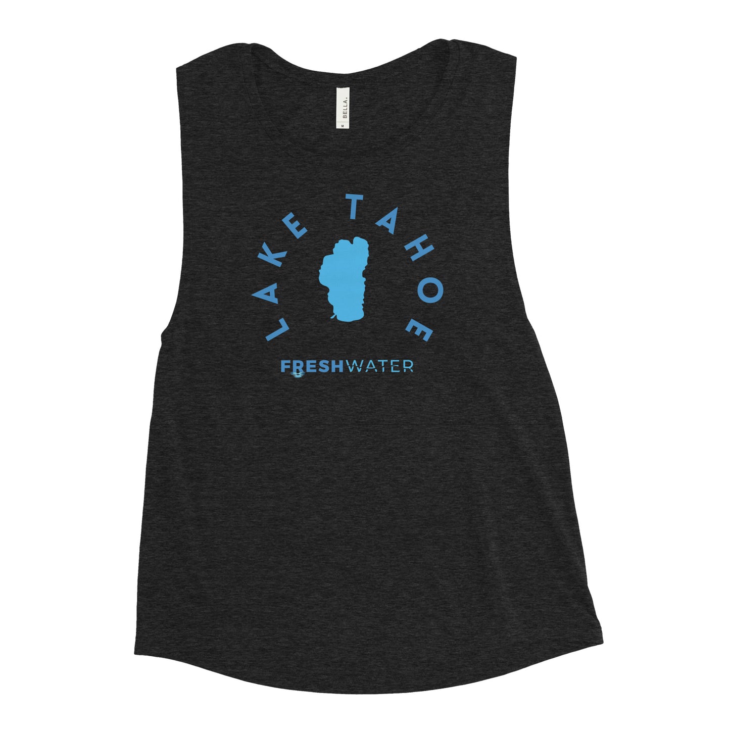 Lake Tahoe Freshwater Blue Ladies’ Muscle Tank