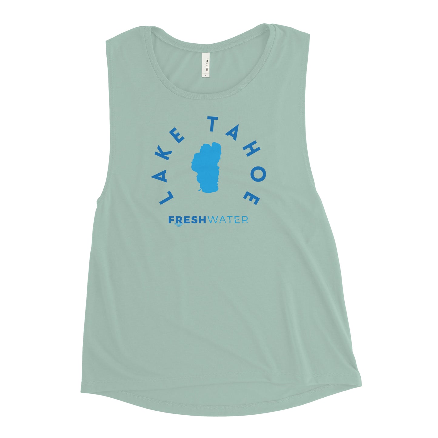 Lake Tahoe Freshwater Blue Ladies’ Muscle Tank