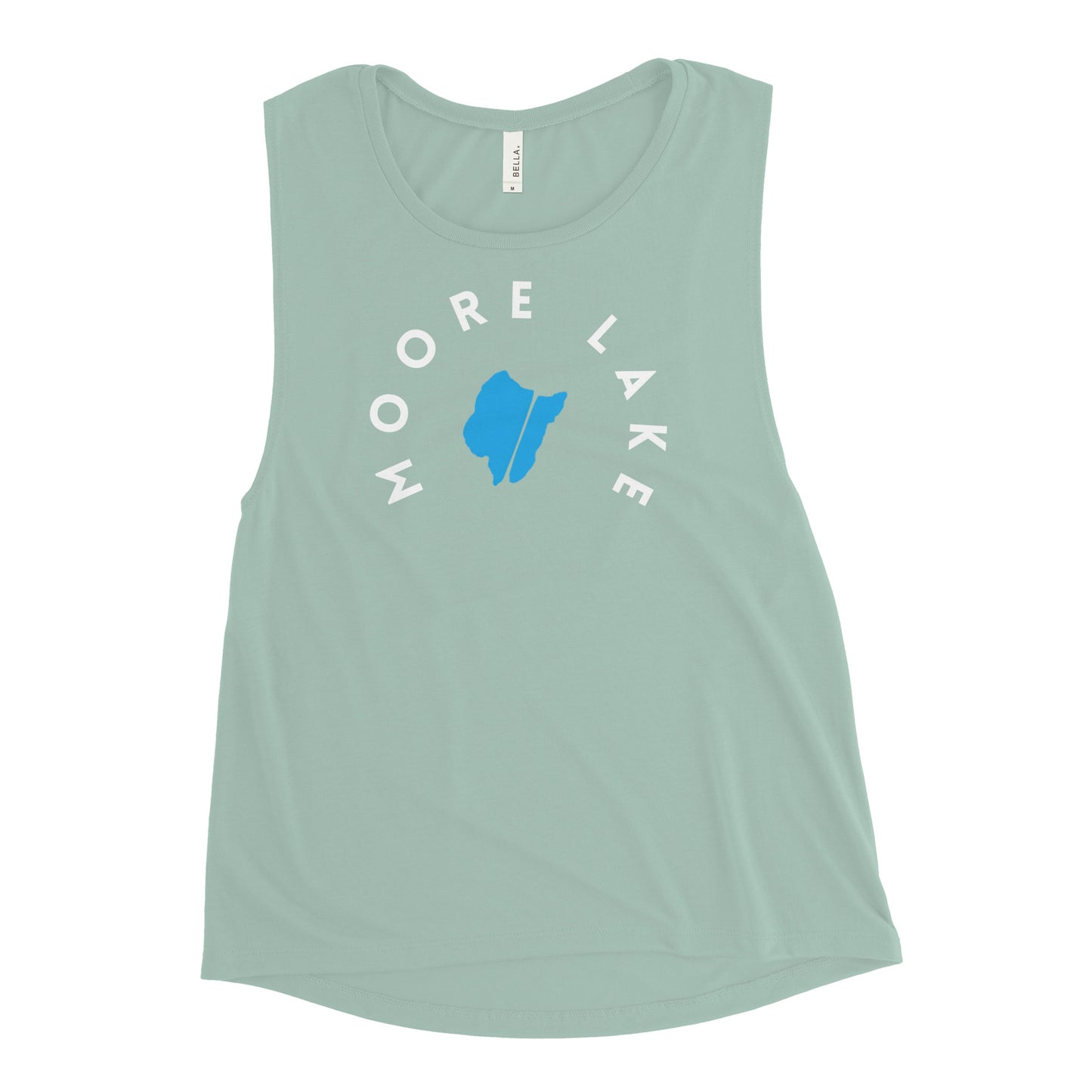 Moore Lake Minnesota Freshwater WB Ladies’ Muscle Tank