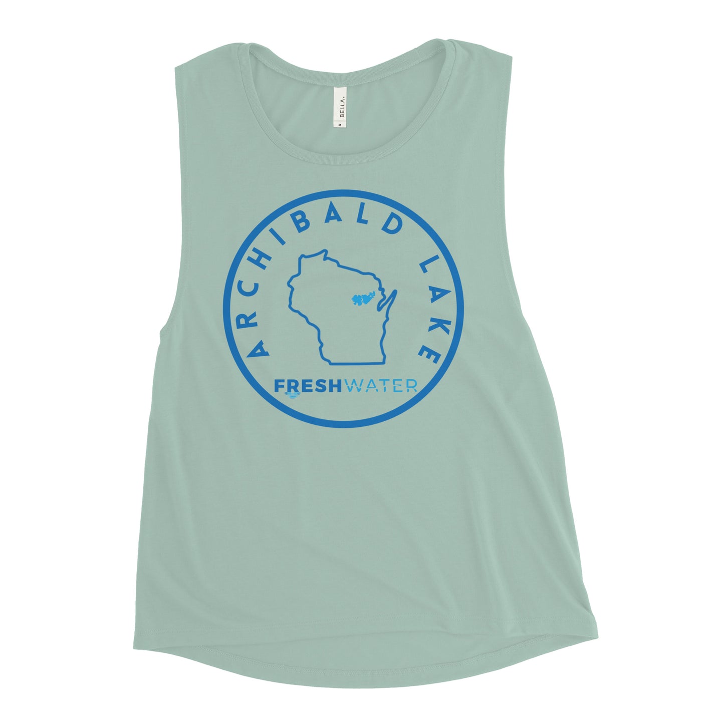 Archibald Lake Wisconsin Freshwater SO Ladies’ Muscle Tank