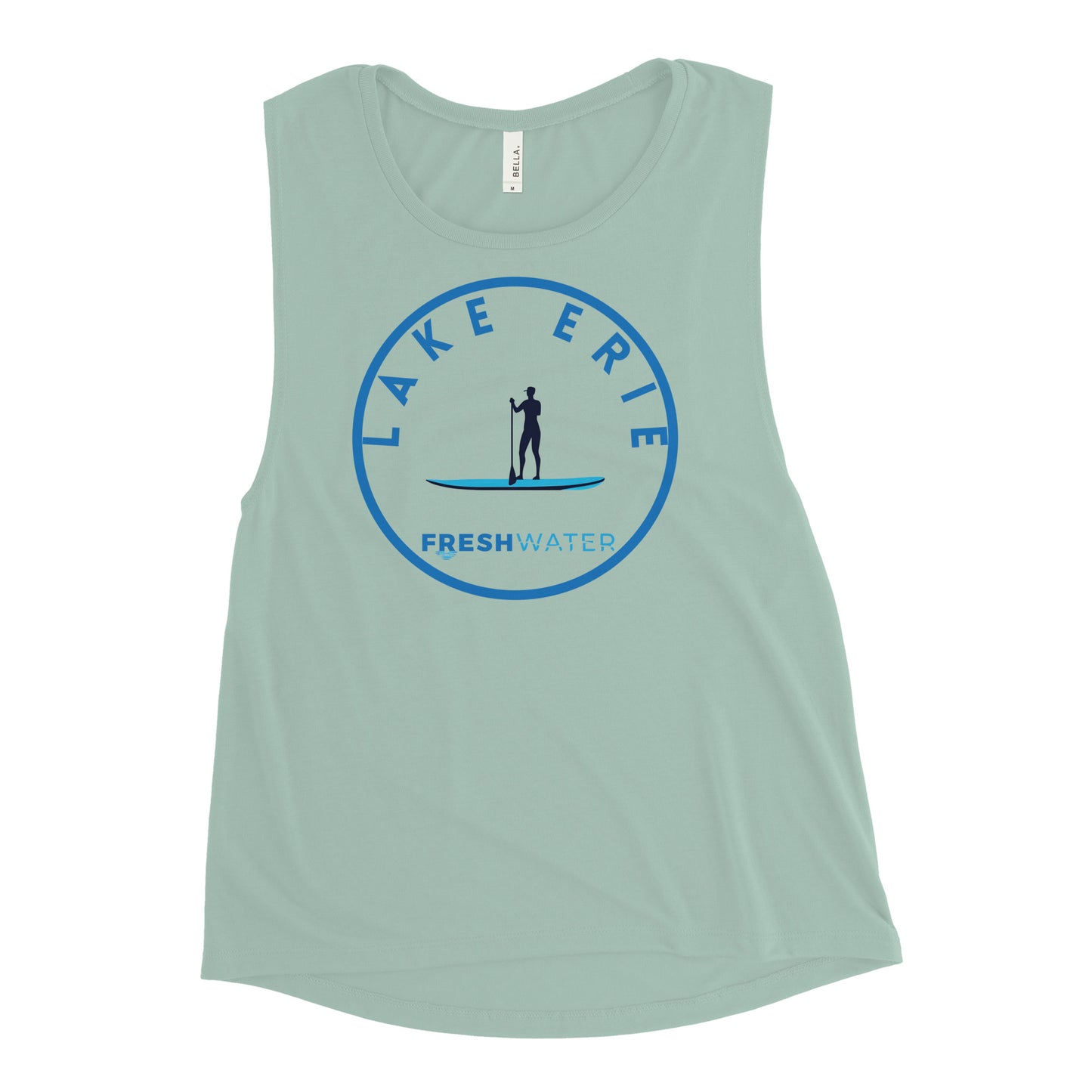 Lake Erie Great Lakes Freshwater Paddle Ladies’ Muscle Tank