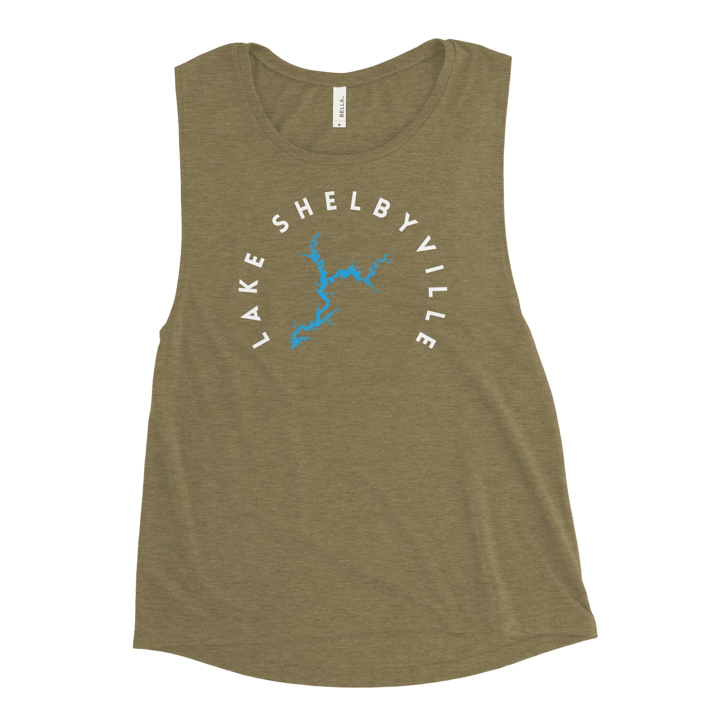 Lake Shelbyville Illinois Freshwater WB Ladies’ Muscle Tank