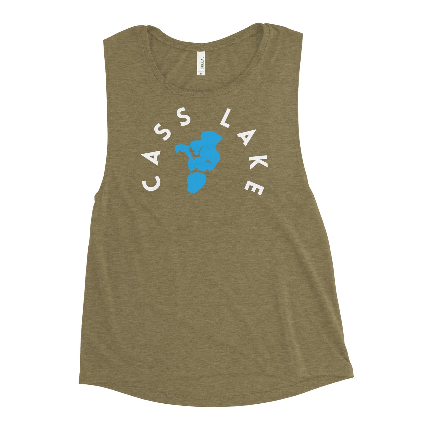 Cass Lake Minnesota Freshwater WB Ladies’ Muscle Tank