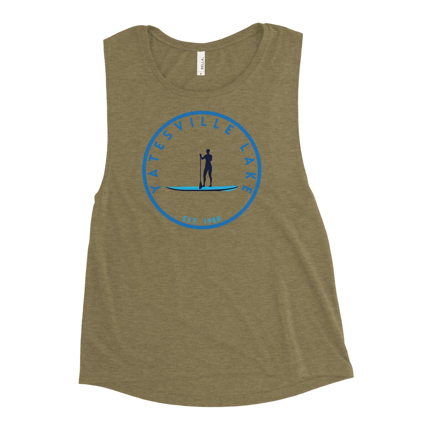 Yatesville Lake Kentucky Freshwater Paddle Ladies’ Muscle Tank