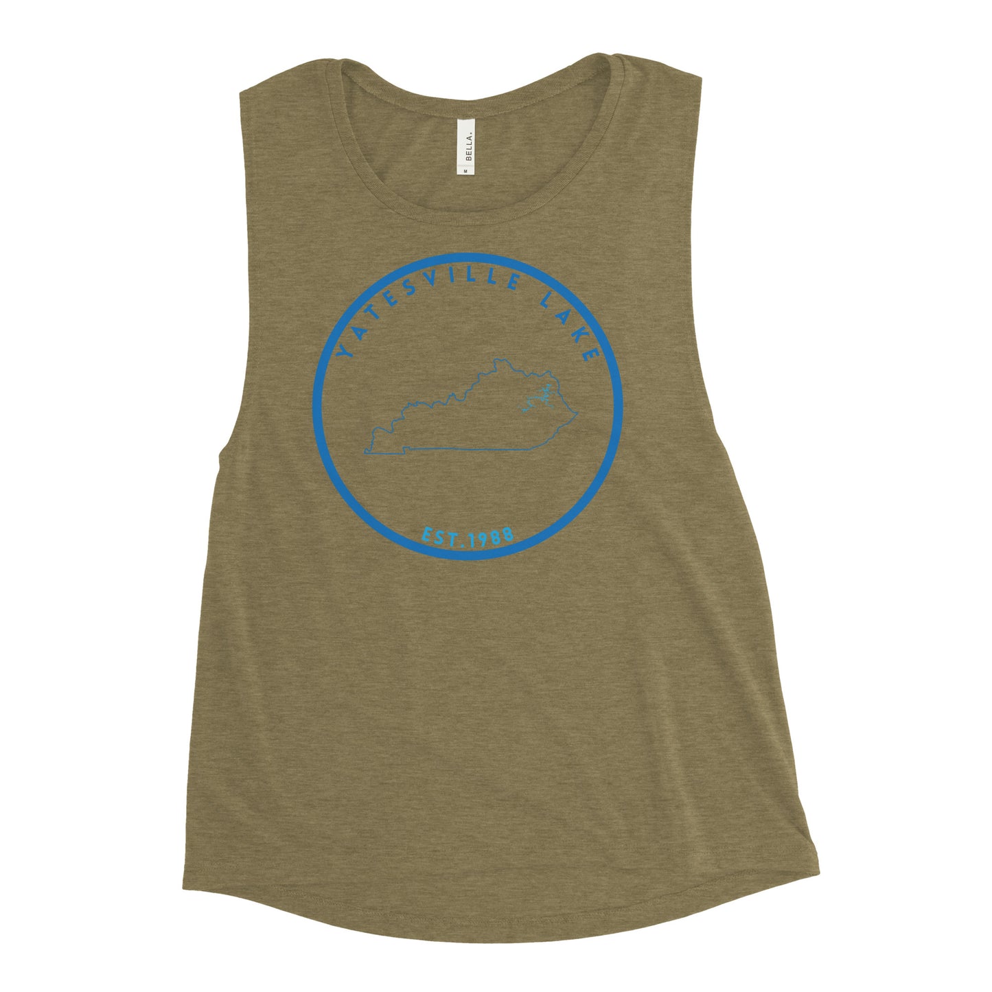 Yatesville Lake Kentucky Freshwater SO Ladies’ Muscle Tank