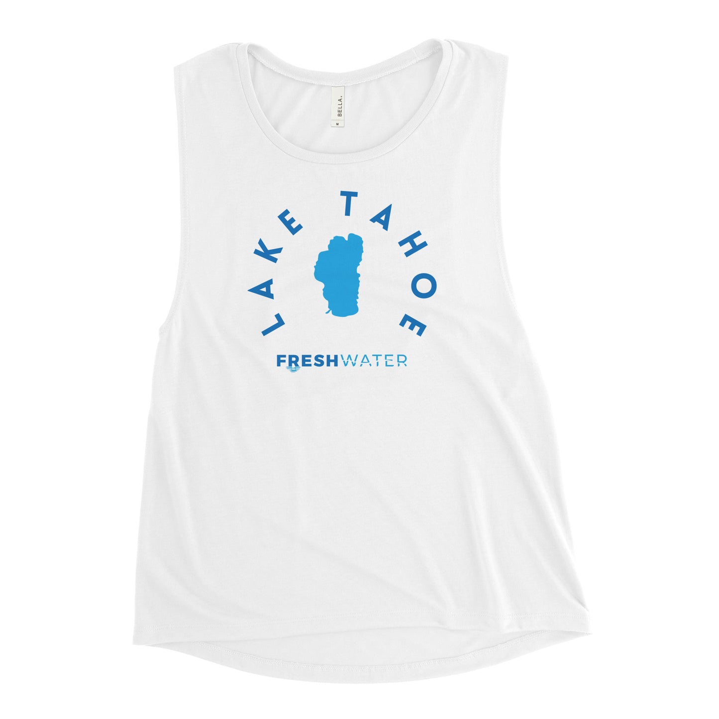 Lake Tahoe Freshwater Blue Ladies’ Muscle Tank