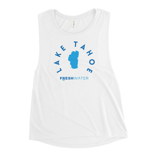 Lake Tahoe Freshwater Blue Ladies’ Muscle Tank