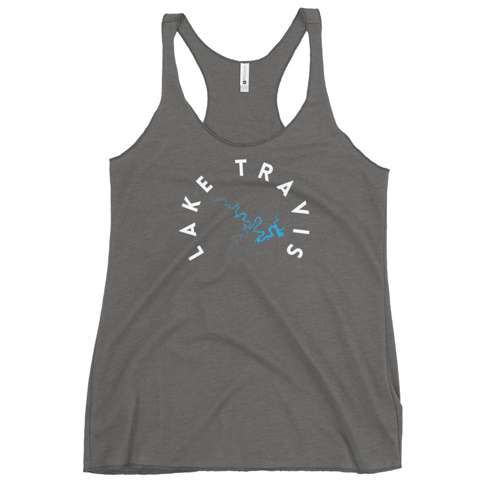 Lake Travis Texas Freshwater WB Women's Racerback Tank