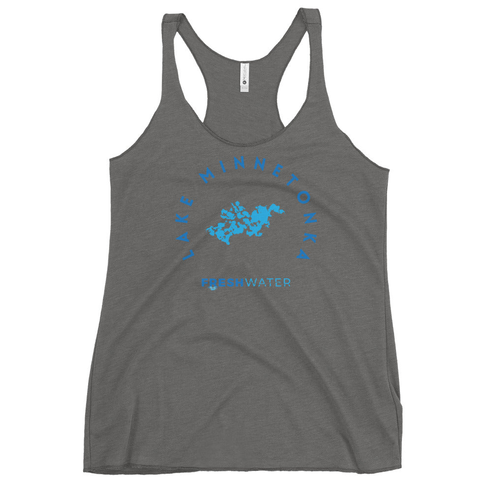 Lake Minnetonka Freshwater Blue Women's Racerback Tank