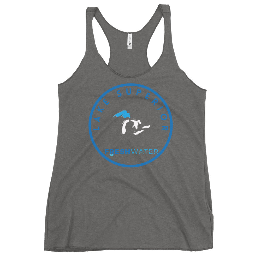 Lake Superior Freshwater LO Women's Racerback Tank