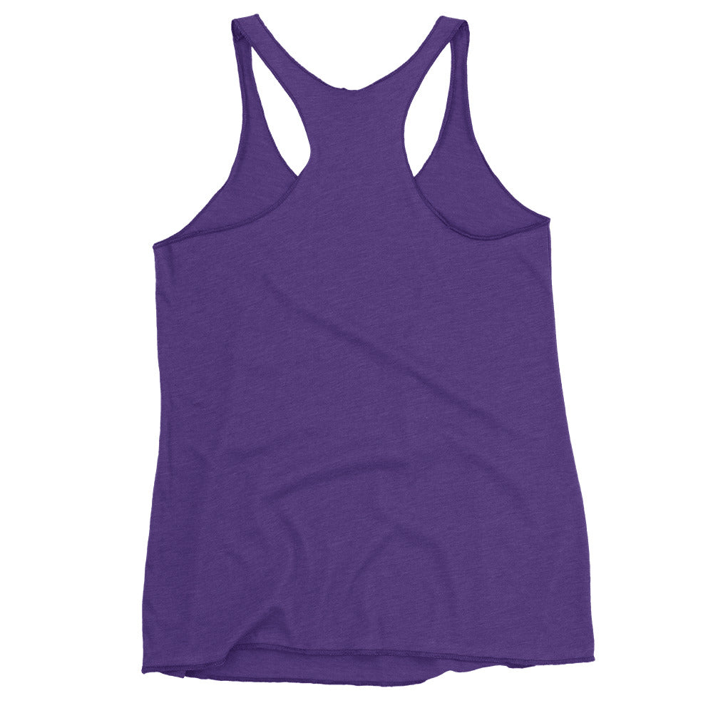 Custom Freshwater Paddle BW Women's Racerback Tank