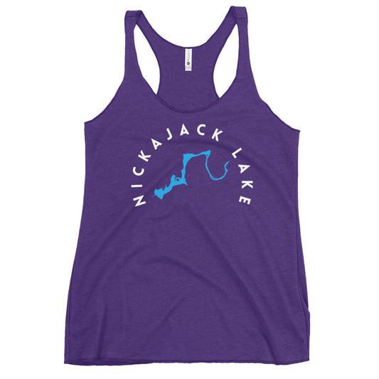 Nickajack Lake Tennessee Freshwater WB Women's Racerback Tank