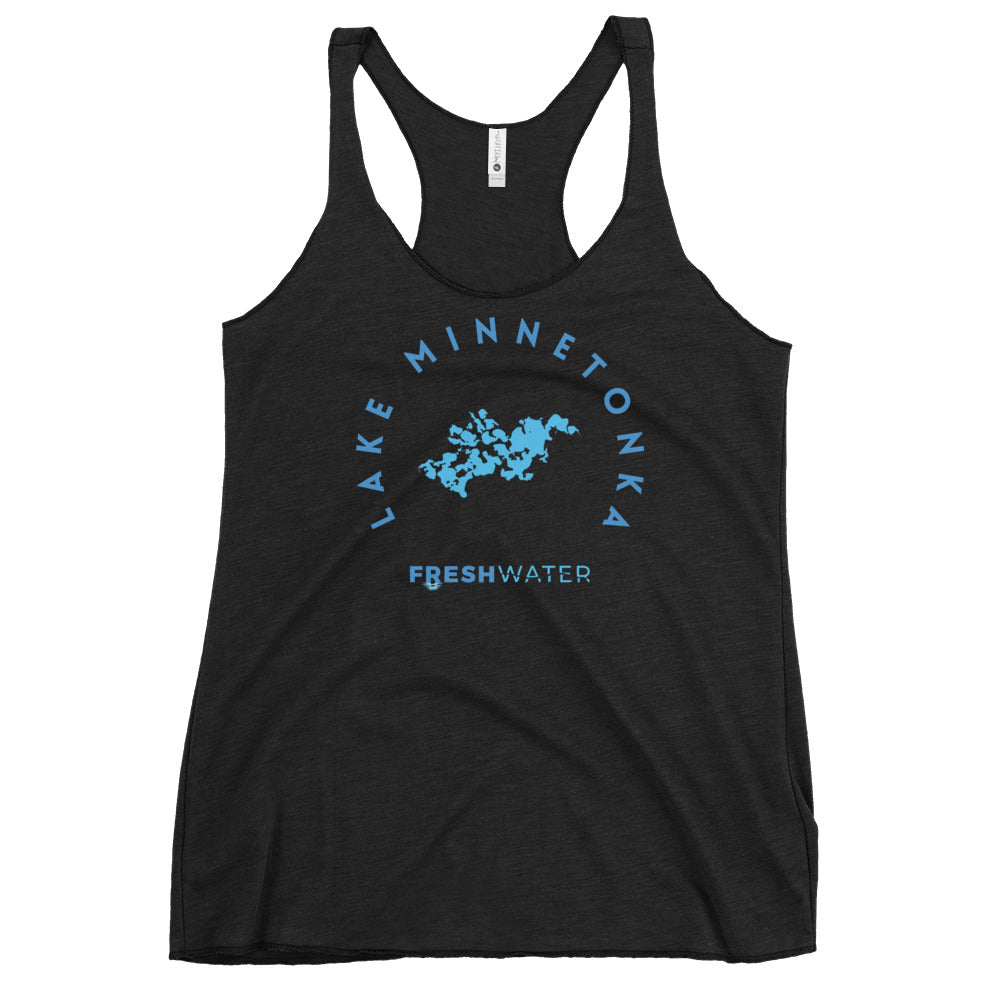 Lake Minnetonka Freshwater Blue Women's Racerback Tank