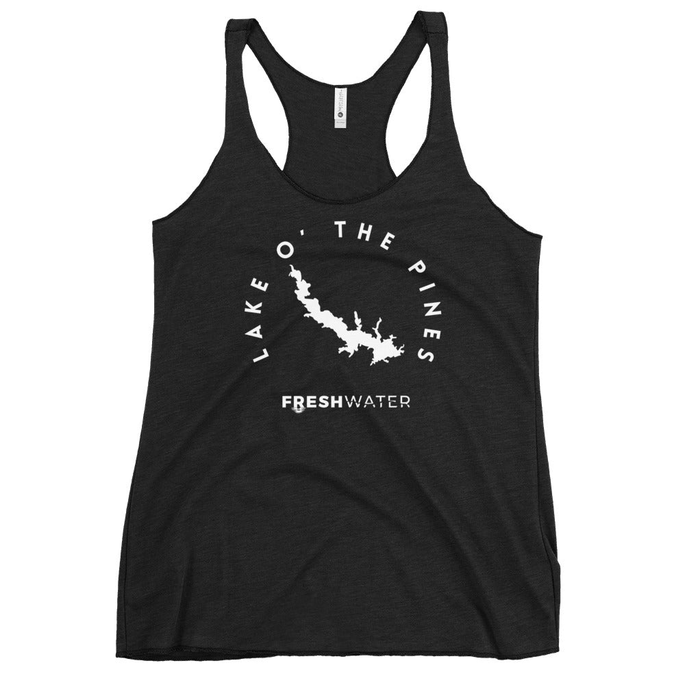 Lake O' the Pines Texas Freshwater WB Women's Racerback Tank