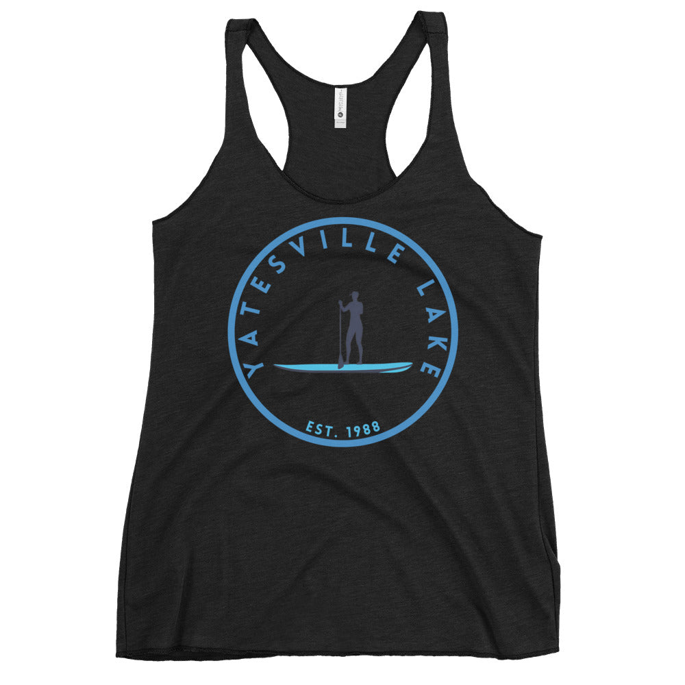 Yatesville Lake Kentucky Freshwater Paddle Women's Racerback Tank