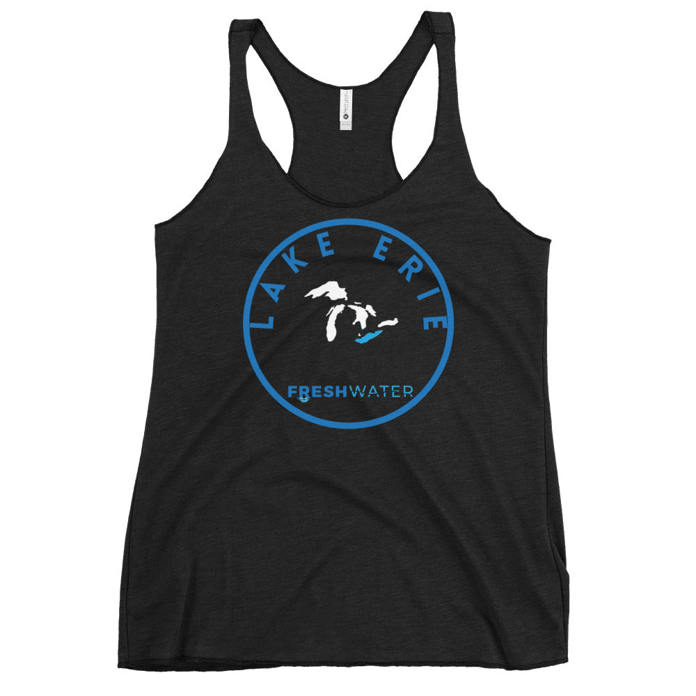 Lake Erie Great Lakes Freshwater GL Women's Racerback Tank