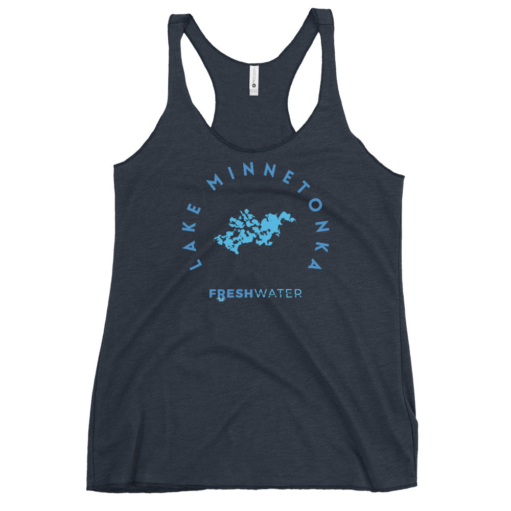 Lake Minnetonka Freshwater Blue Women's Racerback Tank