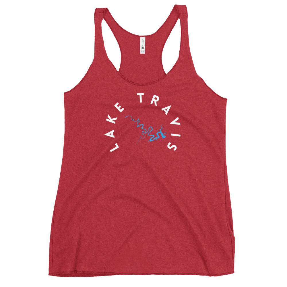 Lake Travis Texas Freshwater WB Women's Racerback Tank