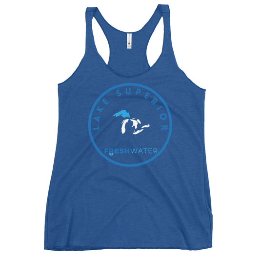 Lake Superior Freshwater LO Women's Racerback Tank
