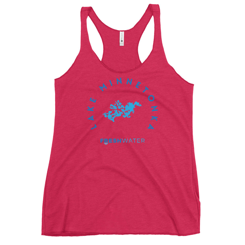 Lake Minnetonka Freshwater Blue Women's Racerback Tank